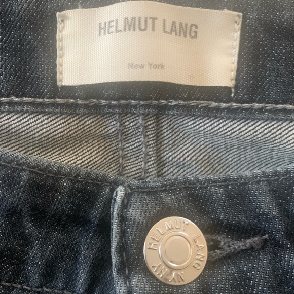 Helmut Lang Jeans Raw Denim Black Straight 27. Approx - Picture 2 of 8